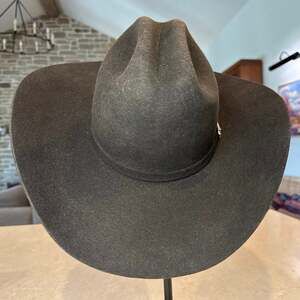 Stetson 4X Corral Buffalo Felt Hat Black Size 6 7/8